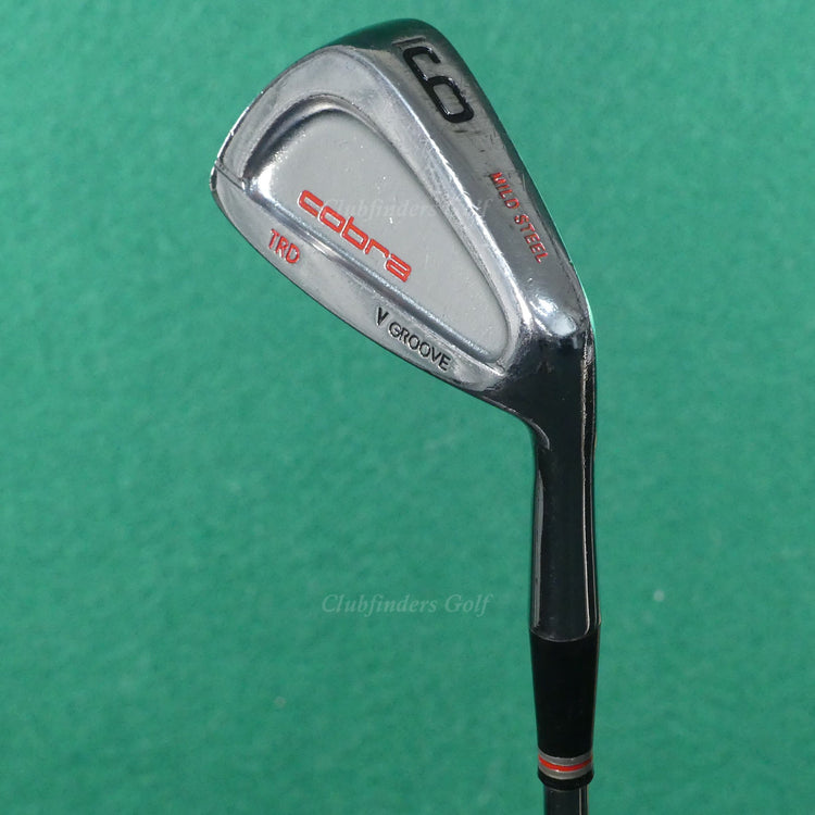 Cobra Golf TRD V-Groove Mild Steel Single 9 Iron Factory TLC System Steel Medium