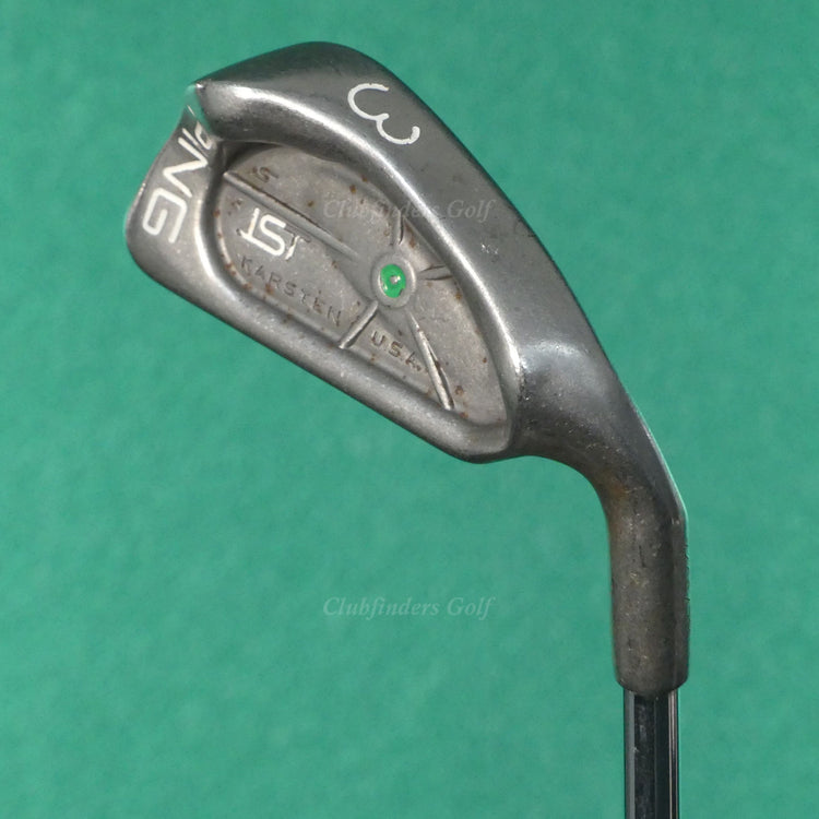 Ping ISI Stainless Green Dot Single 3 Iron Factory Cushin JZ Steel Stiff
