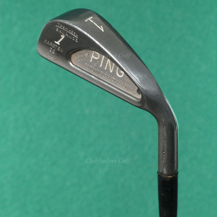 Ping Karsten II Black Dot Single 1 Iron SSM Ti Shaft Titanium Extra Stiff
