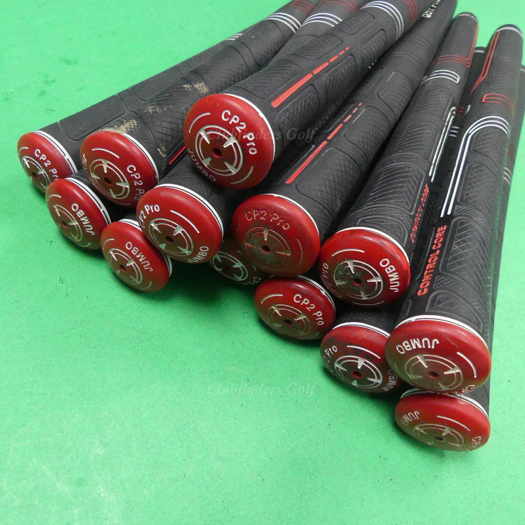 Golf Pride CP2 Pro Jumbo 60R Round Pulled Iron/Wood Grips LOT OF 13