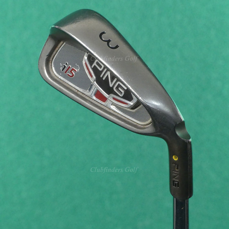 Ping i15 Yellow Dot Single 3 Iron Precision Rifle FCM 6.5 Steel Stiff