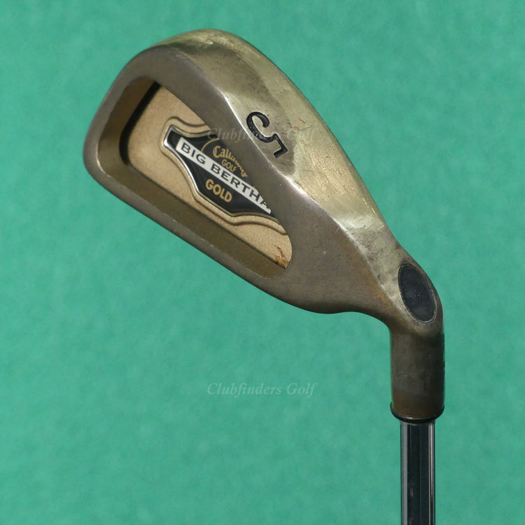 Callaway Big Bertha Gold 1996 Single 5 Iron Stepped Steel Stiff *READ*