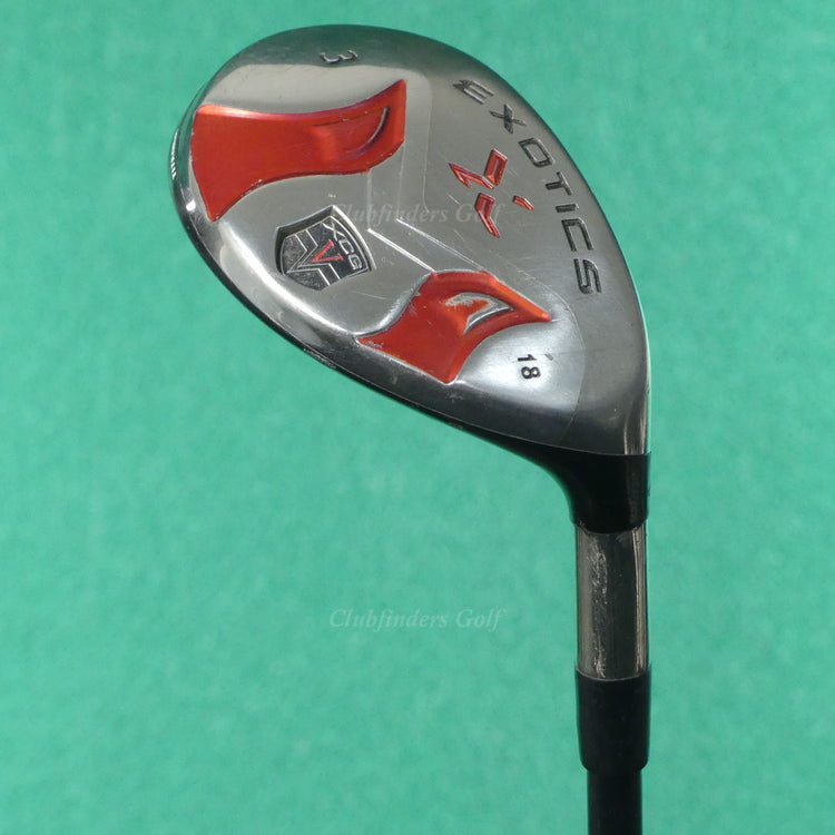Tour Edge Exotics XCG V 18° Hybrid 3 Iron Fujikura Ventus Blue Graphite Regular