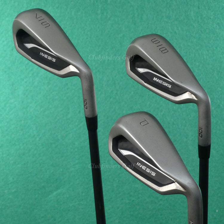 Inesis 100 Size 2 6/7, 8/9, PW Irons Factory Graphite Light SET OF 3
