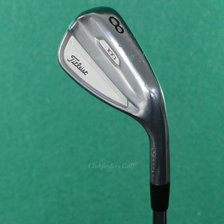 Titleist 2021 T100 Forged Single 8 Iron True Temper Dynamic Gold Steel Stiff