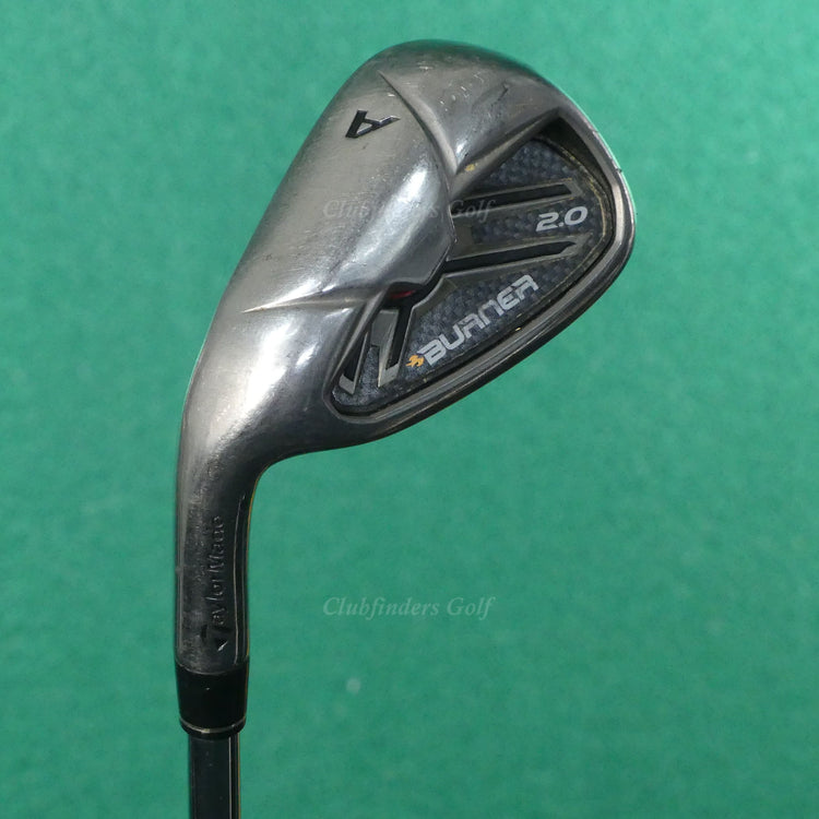 LH TaylorMade Burner 2.0 High Polish AW Approach Wedge Factory 85 Steel Regular