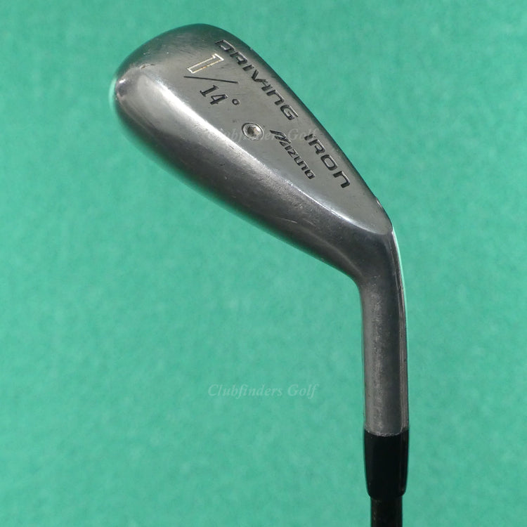 Mizuno Driving Iron 14° Utility 1 Iron Factory Techno Flex 5770 Graphite Stiff