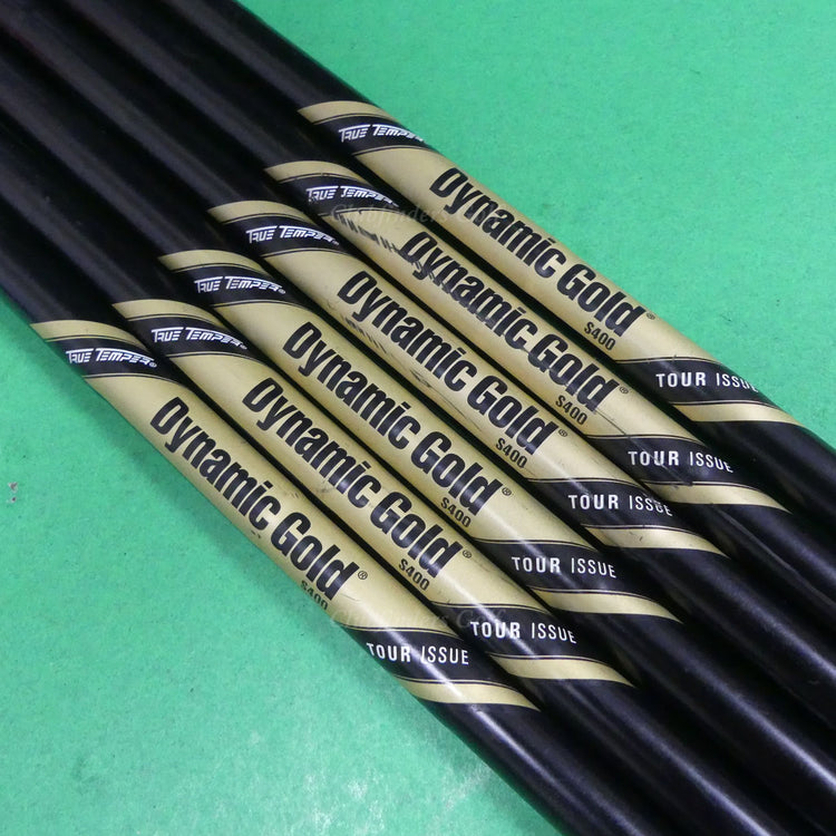 True Temper Dynamic Gold Tour Issue Onyx .355 S400 Stiff Pulled ShaftS SET OF 6