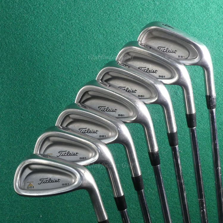 Titleist DCI 981 4-PW Iron Set Factory TriSpec Steel Regular