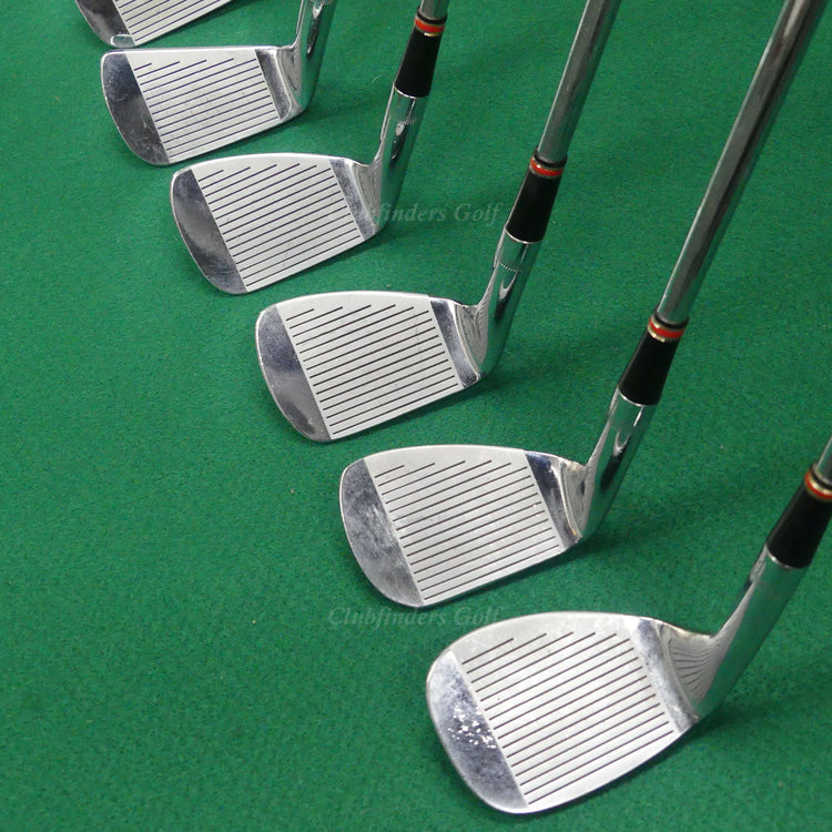 VINTAGE Ben Hogan Apex Grind 1990 2-EW, SW Iron Set Factory Apex 4 Steel Stiff
