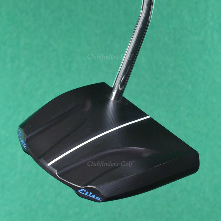 Piretti 488 Elite Black Single-Bend 35" Putter Golf Club w/ Tour Only Headcover