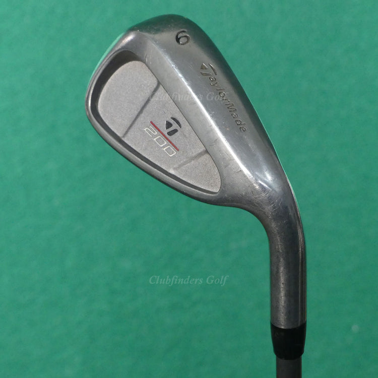 TaylorMade 200 Steel Single 9 Iron Factory Lite R-80 Graphite Regular