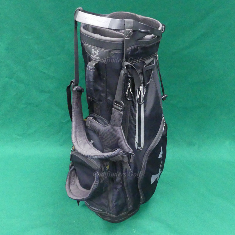Under Armour Sun Mountain Match Play Black/Grey 4-Way Stand Bag w/ Raincover