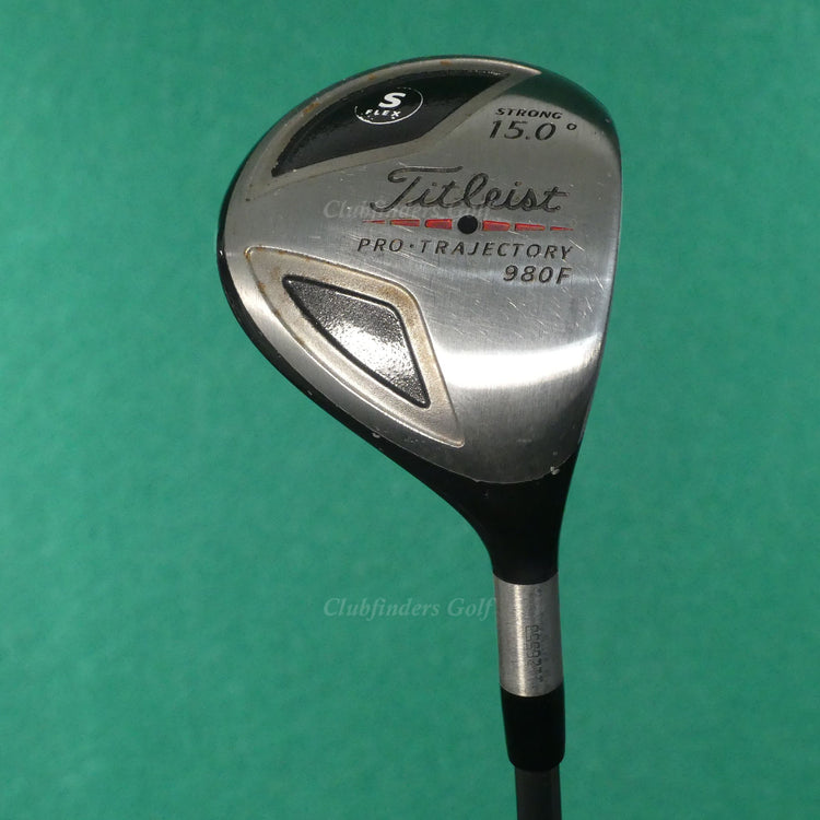 Titleist Pro Trajectory 980F Fairway 15° Strong 3 Wood 4375 Graphite Stiff