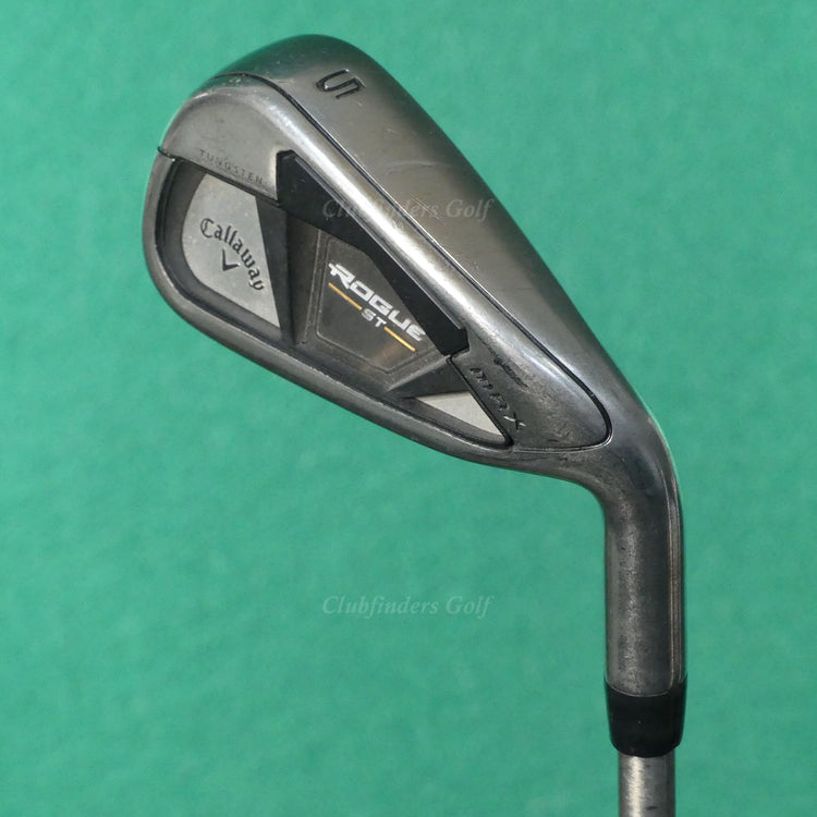 Callaway Rogue ST MAX Single 5 Iron AeroTech SteelFiber fc 90 F4 Graphite Stiff