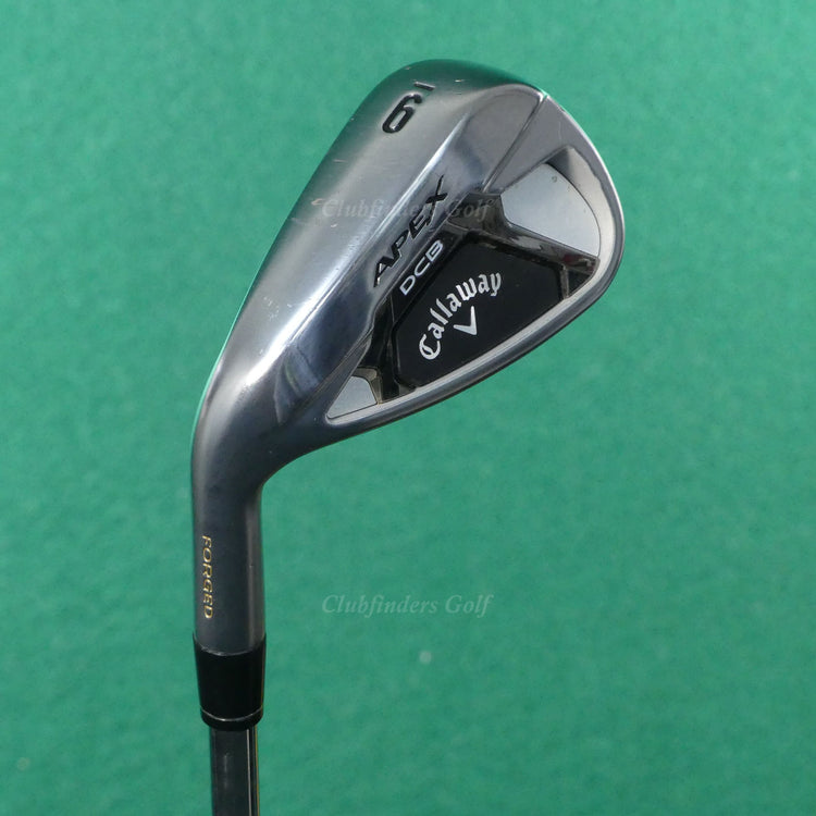 LH Callaway Apex DCB 2021 Forged Single 9 Iron TT Elevate MPH 85 Steel Regular