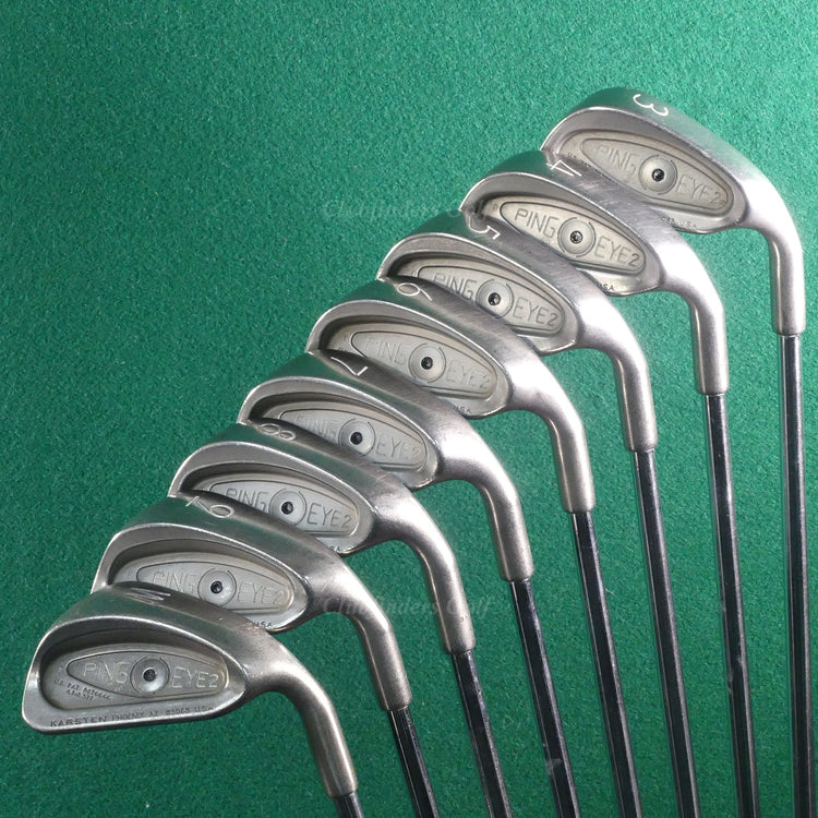 Ping Eye 2 Black Dot 3-PW Iron Set Cushin JZ Steel Stiff