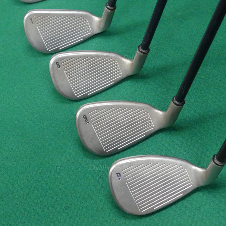 Callaway Big Bertha X-12 3-PW Iron Set Factory RCH 99 Graphite Firm *READ*