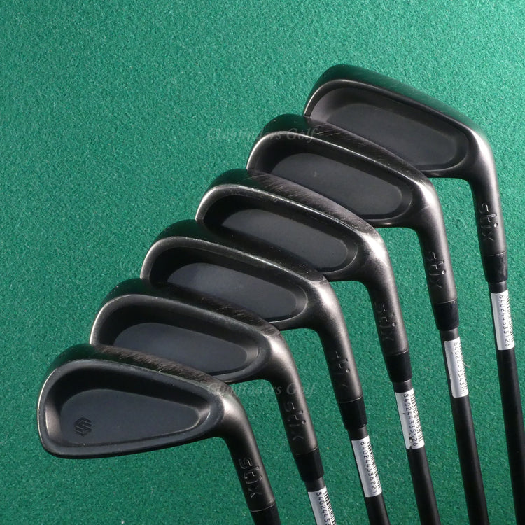 Stix Golf Perform Black 5-PW, AW, SW & LW Iron Set Factory Graphite Stiff