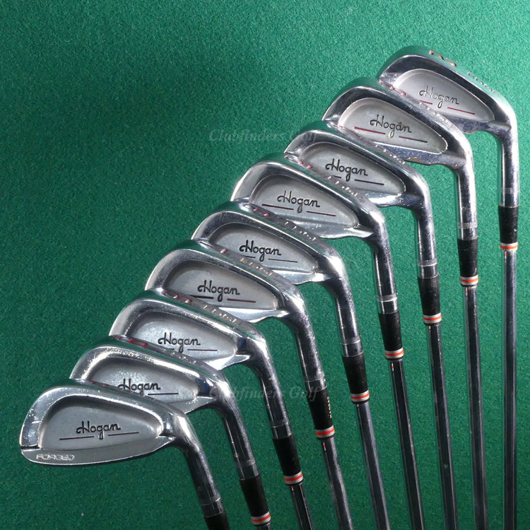 VINTAGE Ben Hogan Edge Forged 2-EW, SW Iron Set Factory Apex 4 Steel Stiff