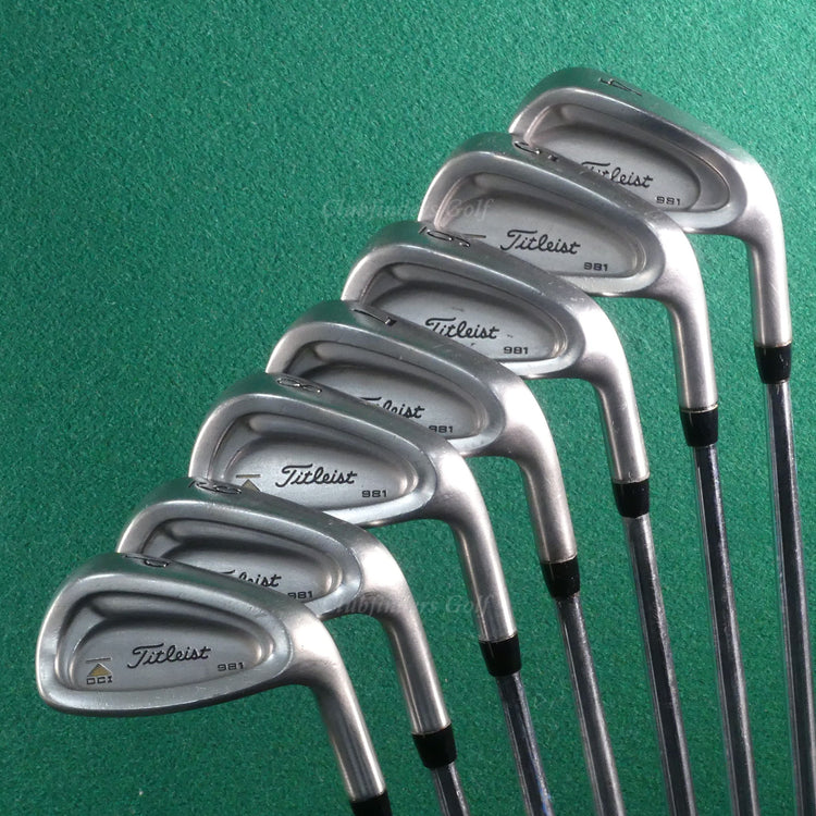 Titleist DCI 981 4-PW Iron Set TT Dynamic Gold SL Sensicore R300 Steel Regular