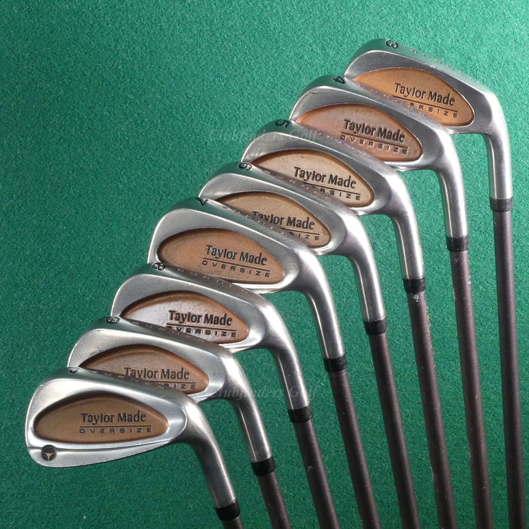 TaylorMade Burner Oversize 3-PW Iron Set R-80 Plus Bubble Graphite Regular