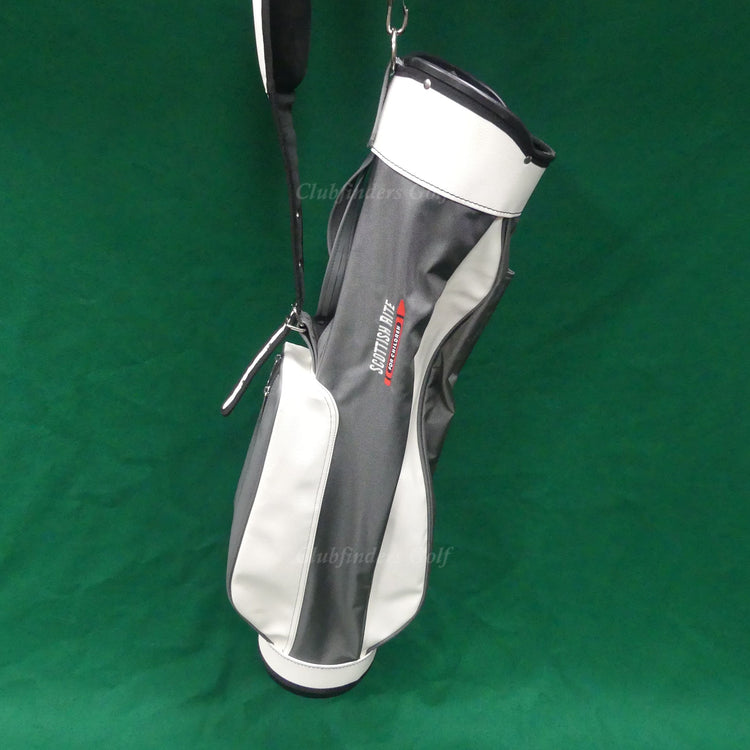 Jones Sports Co Original Jones Bag Grey/White 3-Way Golf Carry Sunday Bag
