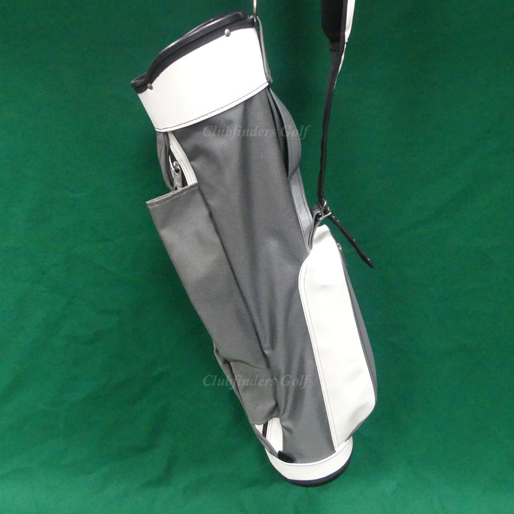 Jones Sports Co Original Jones Bag Grey/White 3-Way Golf Carry Sunday Bag