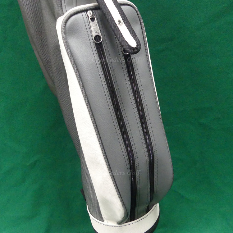 Jones Sports Co Original Jones Bag Grey/White 3-Way Golf Carry Sunday Bag