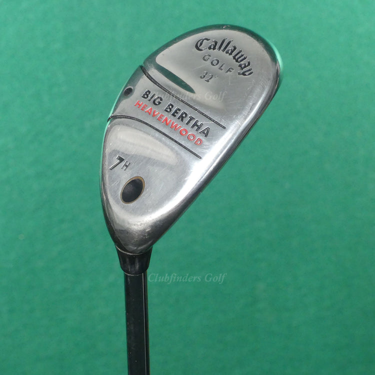 Callaway Big Bertha Heavenwood 32° Hybrid 7H Iron Factory TT Steel Uniflex