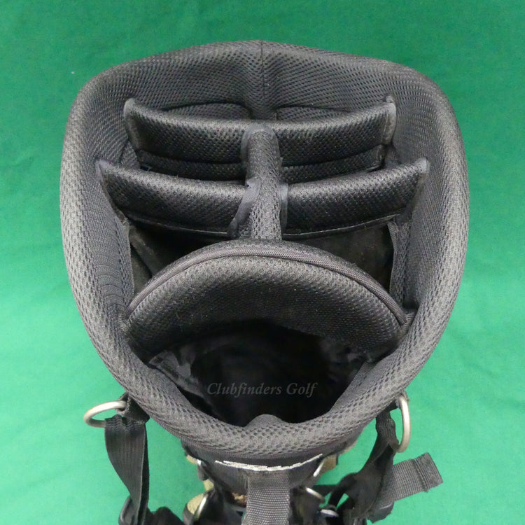 Titleist BX57 Gold/Black 6-Way Golf Cart Bag w/ Raincover & Ogio Straps *READ*