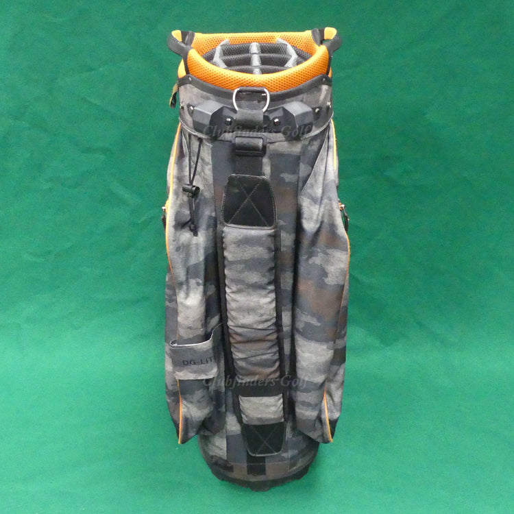 Datrek DG Lite II 2022 Camo Grey/Orange/Black 14-Way Cart Bag (No Raincover)