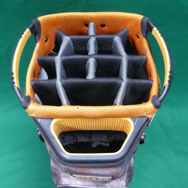 Datrek DG Lite II 2022 Camo Grey/Orange/Black 14-Way Cart Bag (No Raincover)