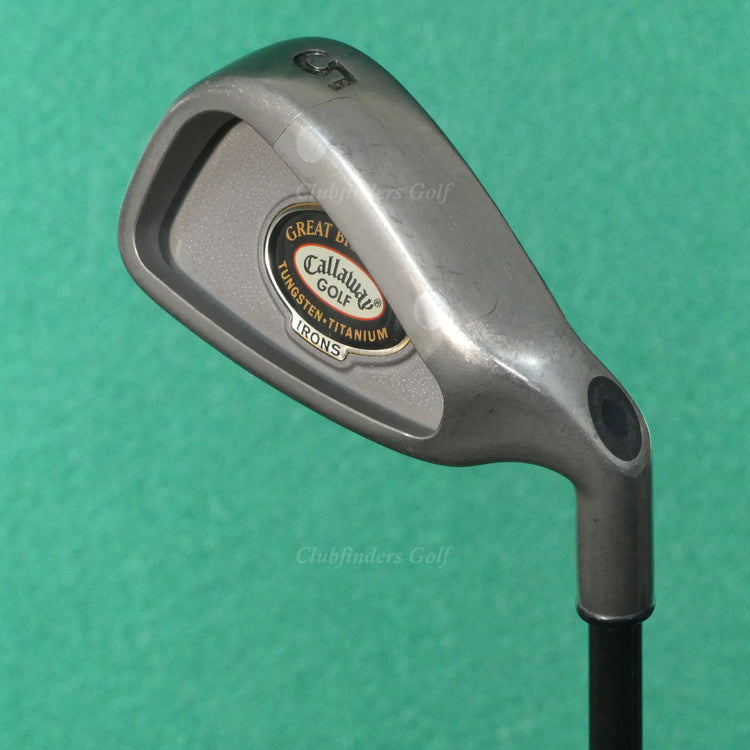 Callaway Great Big Bertha Tungsten Titanium Single 5 Iron Graphite Regular