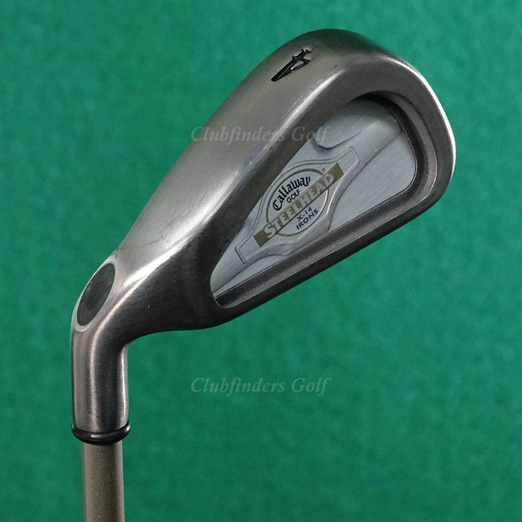 LH Lady Callaway Steelhead X-14 Single 4 Iron Factory Gems Graphite Ladies