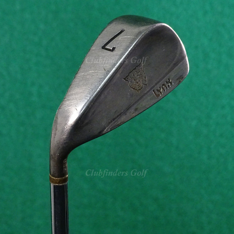 LH Lynx USA Single 7 Iron Factory True Temper Steel Stiff