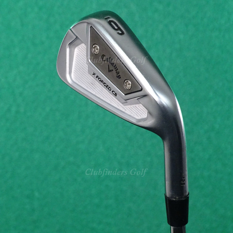 Callaway X Forged CB '21 Single 6 Iron True Temper Elevate 95 VSS Steel Regular