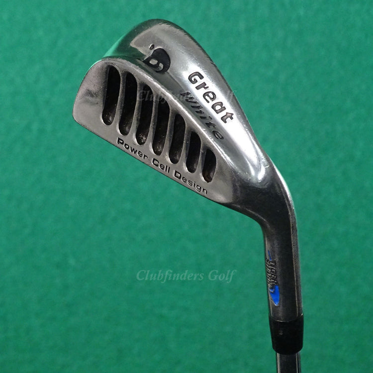 Tiger Shark Great White Power Cell Design Single 6 Iron Factory Steel Stiff