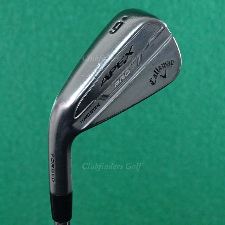 LH Callaway Apex Pro 2021 Forged Single 6 Iron Modus 3 Tour 130 Steel X Stiff