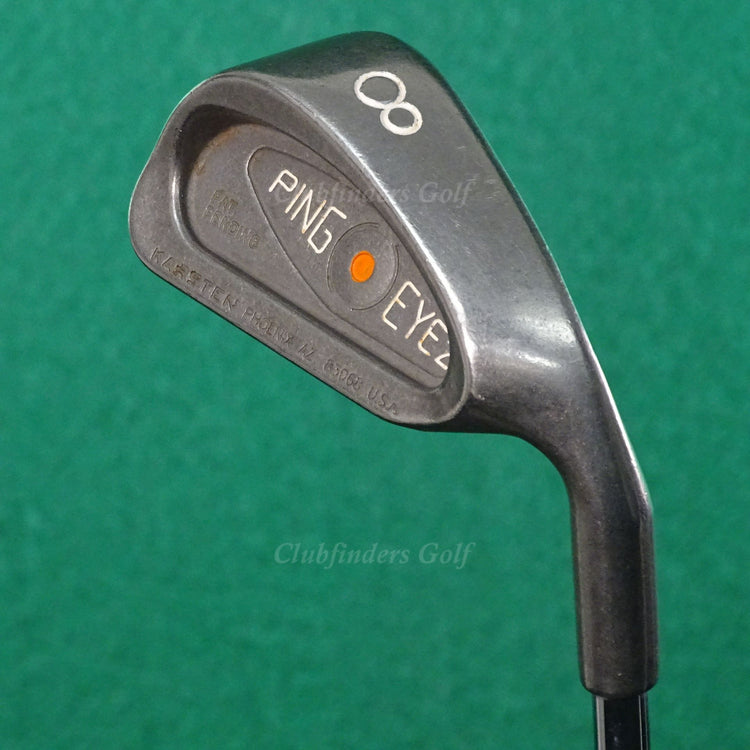 Ping Eye 2 Orange Dot Single 8 Iron Karsten E-Z ZZ-Lite Steel Stiff