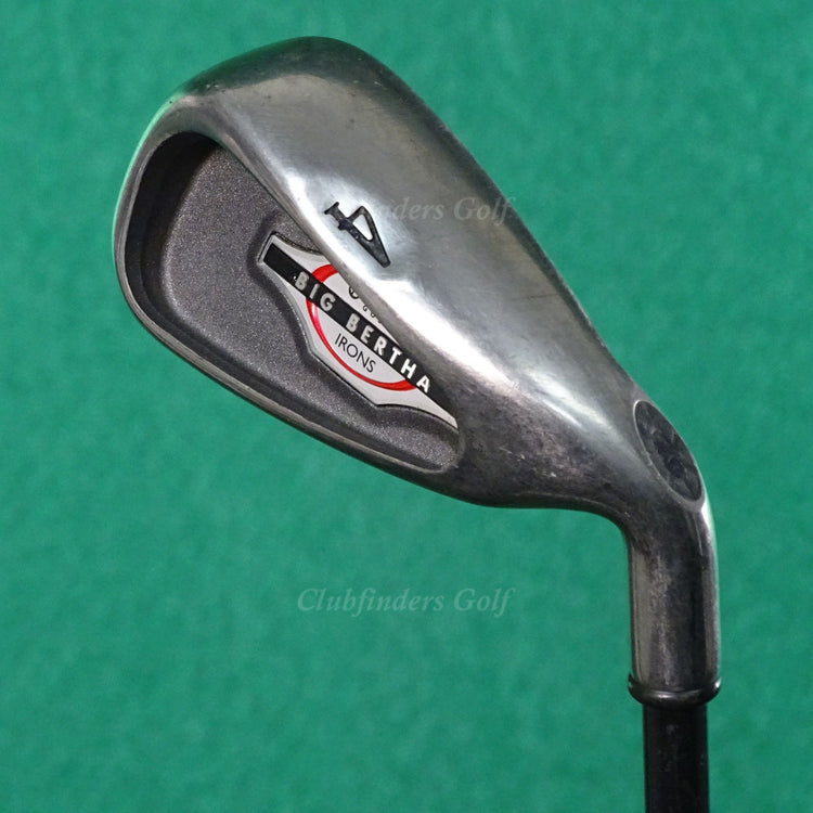 Callaway Big Bertha 2002 Single 4 Iron Factory RCH 75i Graphite Firm