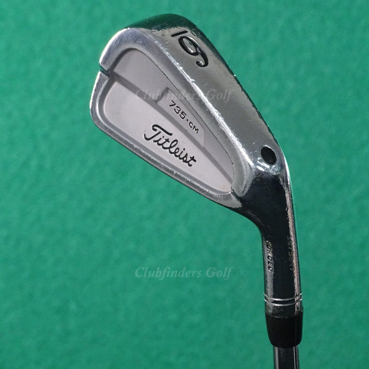 Titleist 735.CM Chrome Forged Single 6 Iron KBS Tour Steel Stiff