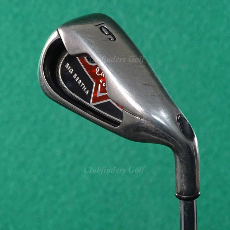 Callaway Big Bertha 2006 Single 6 Iron Factory Dynamic Gold Steel Uniflex
