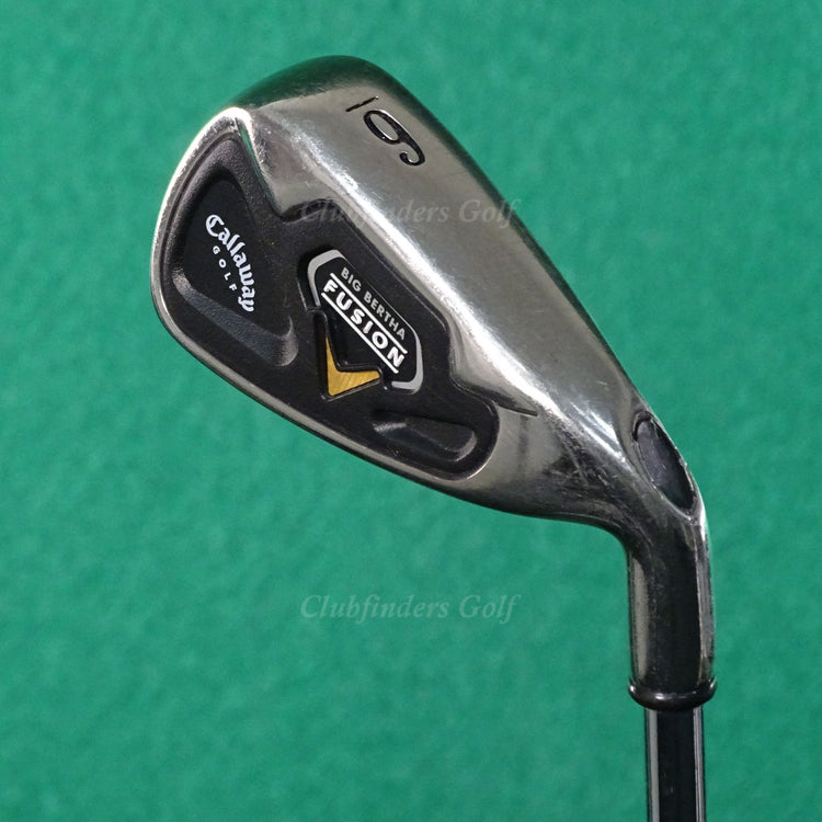 Callaway Big Bertha Fusion Single 6 Iron Factory NS Pro 990GH Steel Uniflex