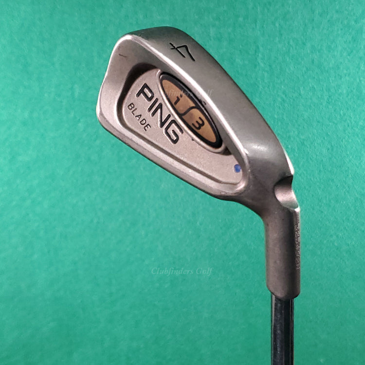 Ping i3 Blade Blue Dot Single 4 Iron Factory Cushin JZ Steel Stiff