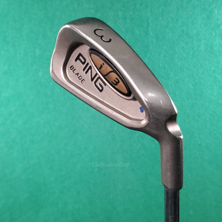 Ping i3 Blade Blue Dot Single 3 Iron Factory Cushin JZ Steel Stiff