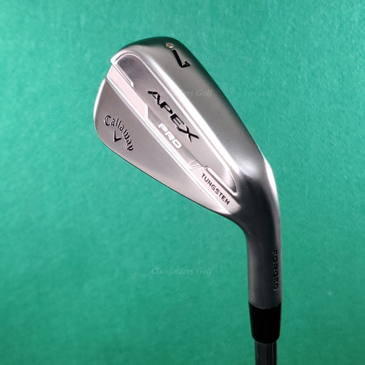 Callaway Apex Pro 2021 Forged Single 7 Iron Elevate Tour VSS Pro Steel X Stiff