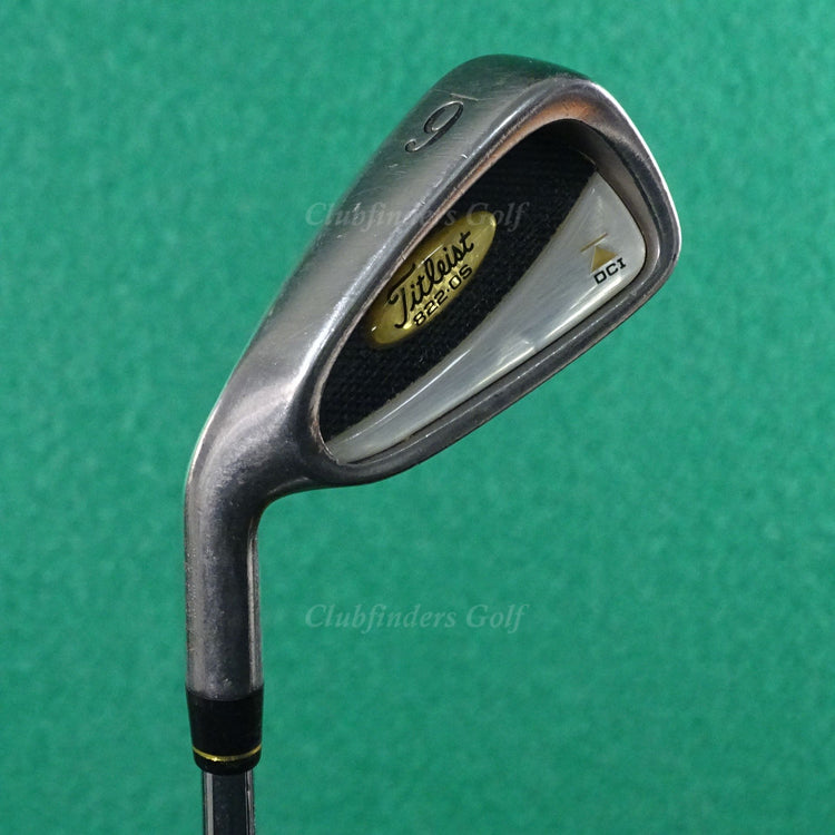 LH Titleist DCI 822 OS Single 6 Iron Factory NS Pro 950 Steel Stiff