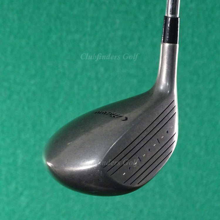 Lady Mizuno Silver Cup Midsize 1 & 3 Woods Factory Steel Ladies SET OF 2