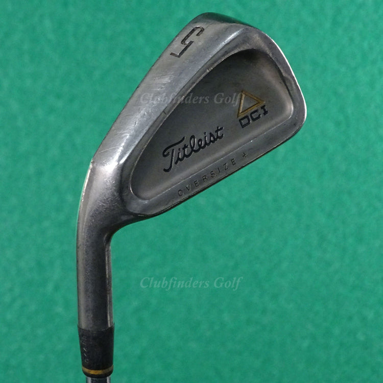 LH Titleist DCI Gold Oversize+ Single 5 Iron Factory TriSpec Graphite Regular
